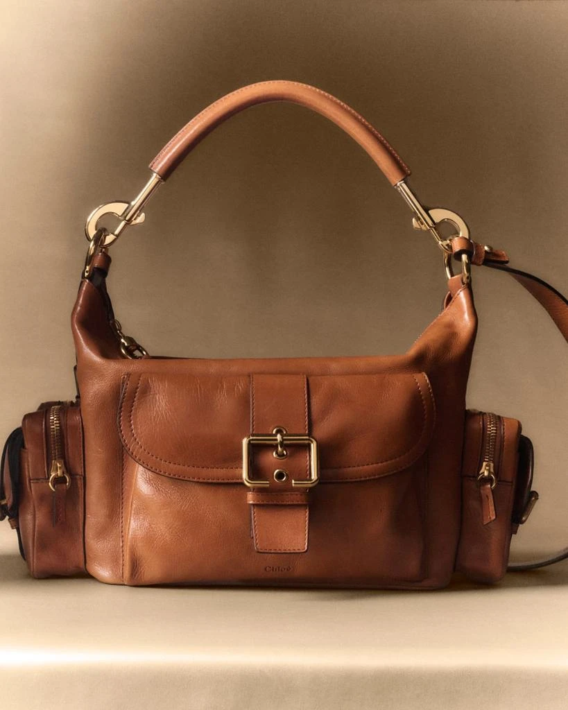 Chloé Camera Bag Medium in Natural Shiny Calfskin 2
