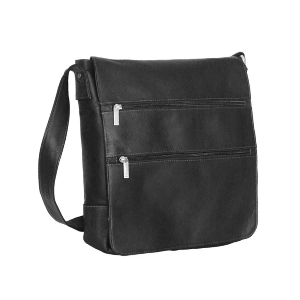 David King 
Co. 167B Laptop Messenger Bag with 2 Zip Pockets- Black