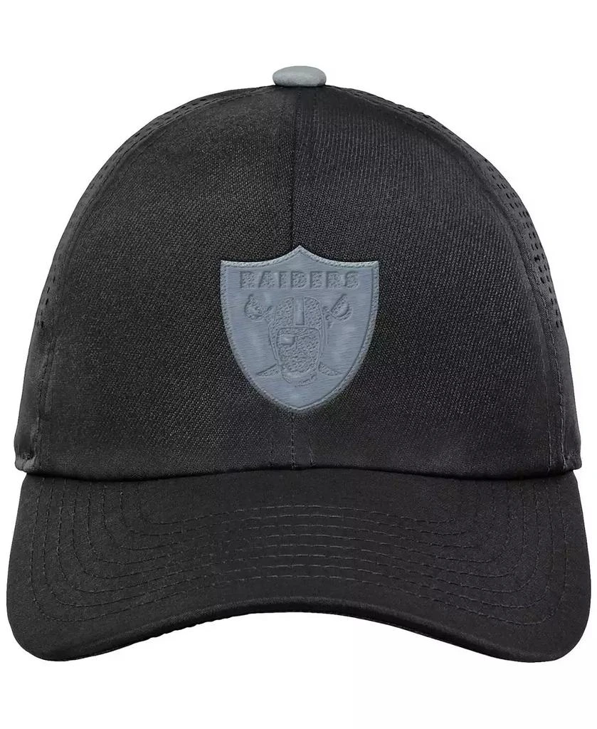 Outerstuff Big Boys and Girls Black Las Vegas Raiders Tailgate Adjustable Hat 2