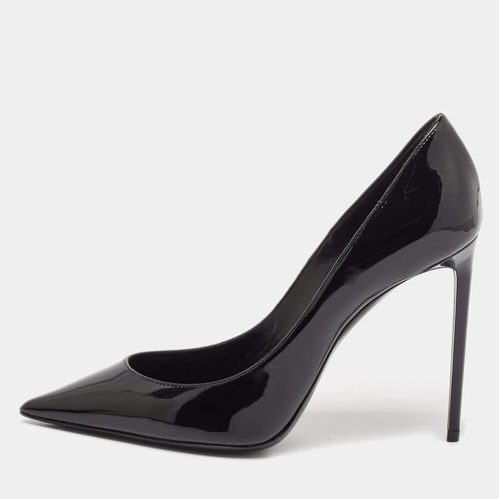 Yves Saint Laurent Saint Laurent Black Patent Leather Zoe Pumps Size 38 1