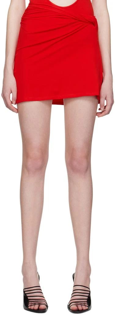 Beaufille Red Maia Miniskirt 1