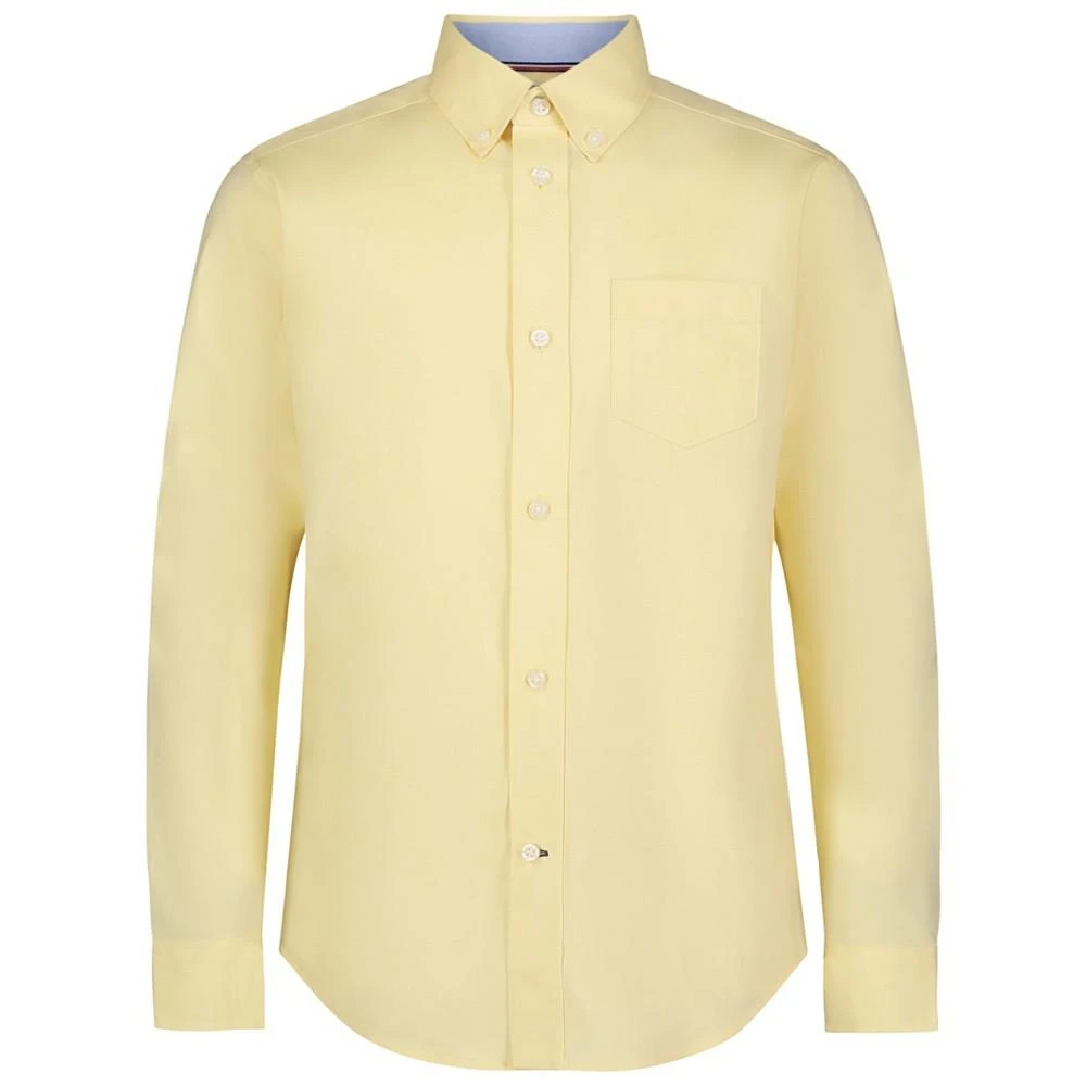 Tommy Hilfiger Big Boys Long Sleeve Fashion Pinpoint Oxford Dress Shirt 2