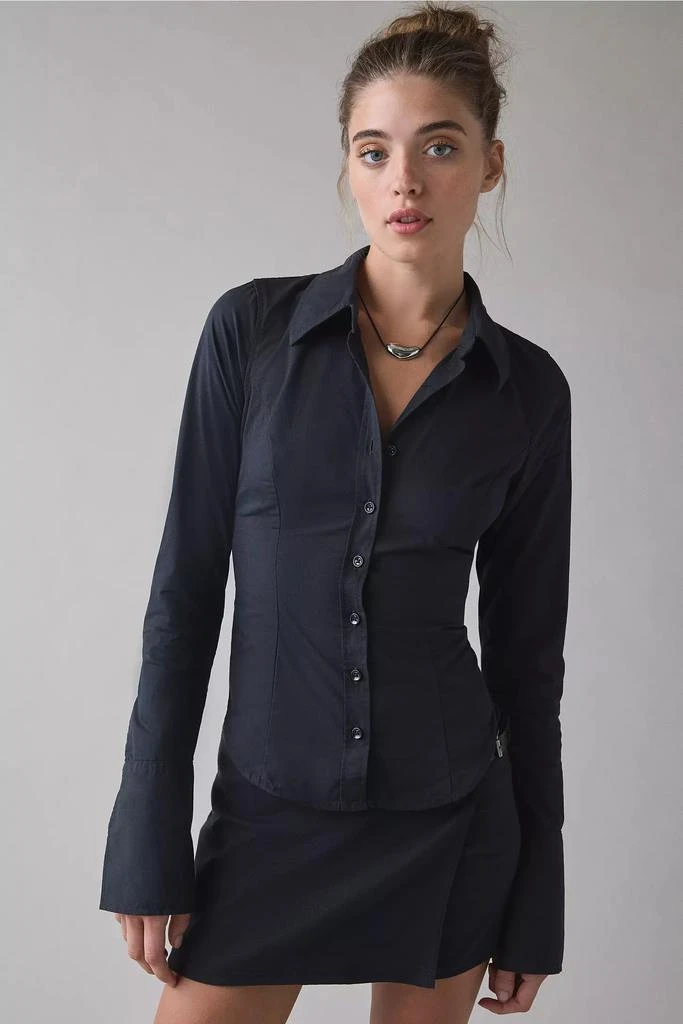 Urban Outfitters UO Leilani Slim Button Up Shirt 1
