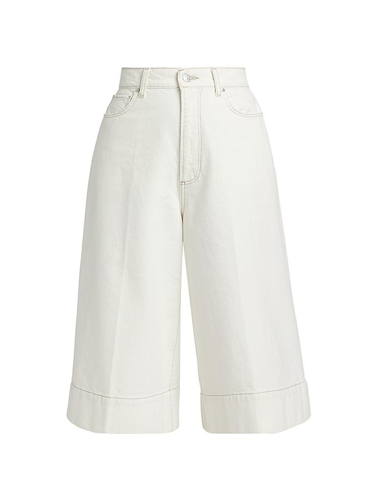 Paige Eva Denim Wide-Leg Shorts