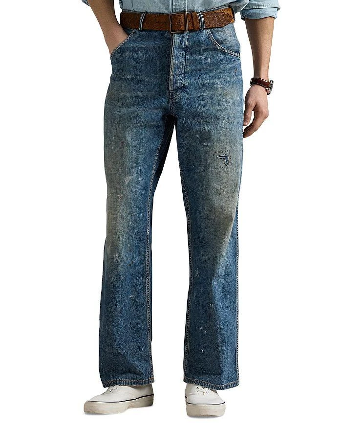 Ralph Lauren Relaxed Fit Distressed Carpenter Jeans 1