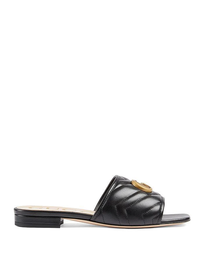 Gucci Women's Jolie Matelassé Double G Slide Sandals 3