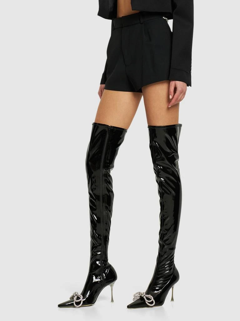 MACH & MACH 100mm Patent Over-the-knee Boots 1