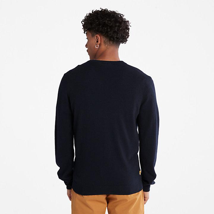 Timberland Cohas Brook V-Neck Sweater for Men in Navy