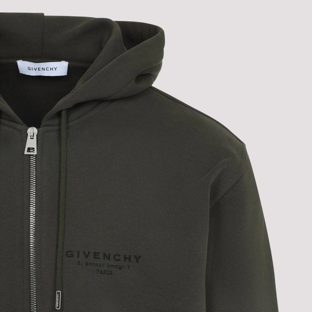 Givenchy Givenchy Logo Printed Zipped Hoodie 3