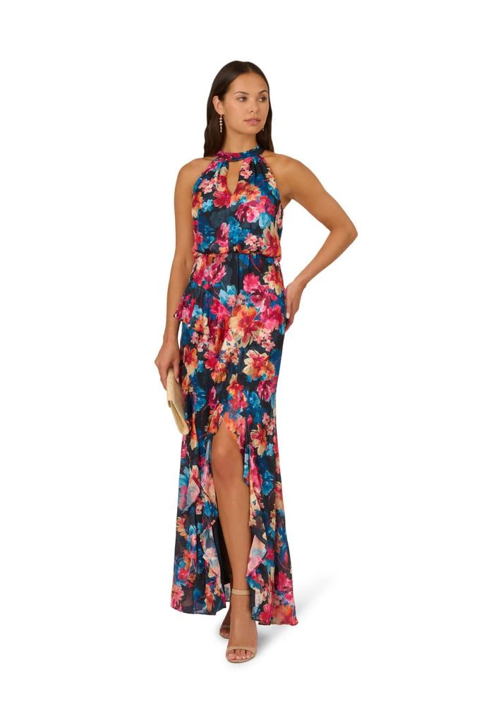 Adrianna Papell Printed mermaid dress 4