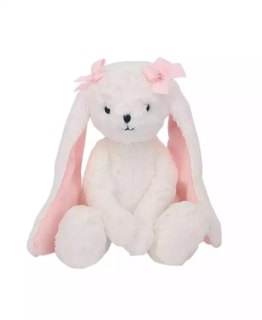 Lambs 
Ivy Floral Blanket 
White Plush Bunny Stuffed Animal Toy Baby Gift Set 4