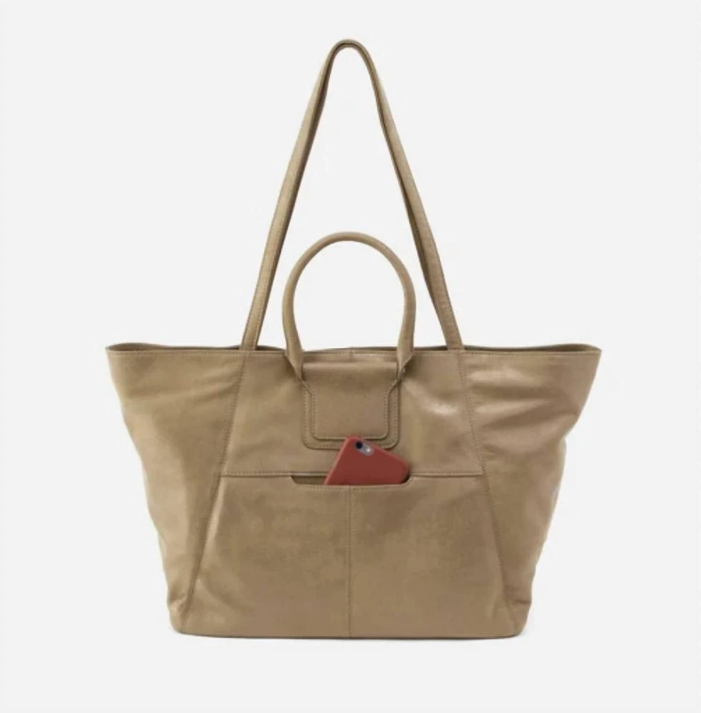 Hobo Sheila East-West Tote In Burnished Sage 4