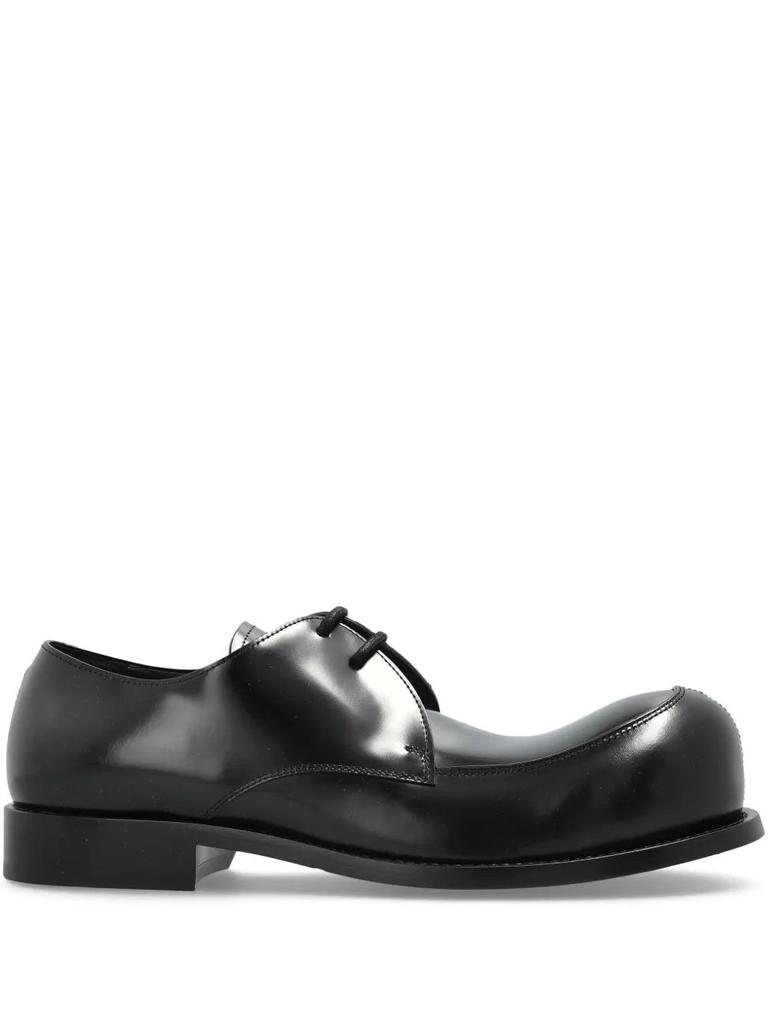 スニーカー Marni Calf Leather Sneakers With Rounded Toe Marni Leather low top sneakers with round toe | The Fashion