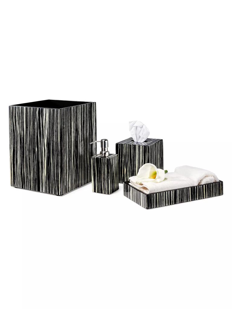 LADORADA Ebano Veneer Wood Tissue Box