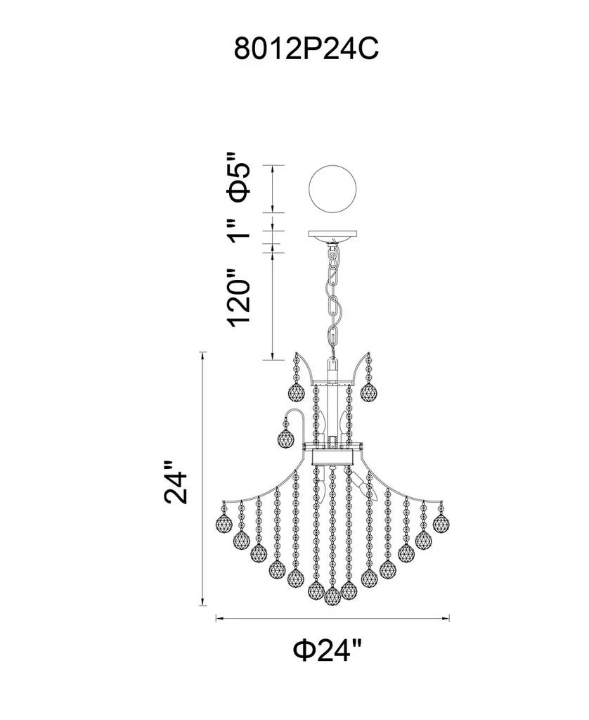 CWI Lighting Princess 10 Light Chandelier 2