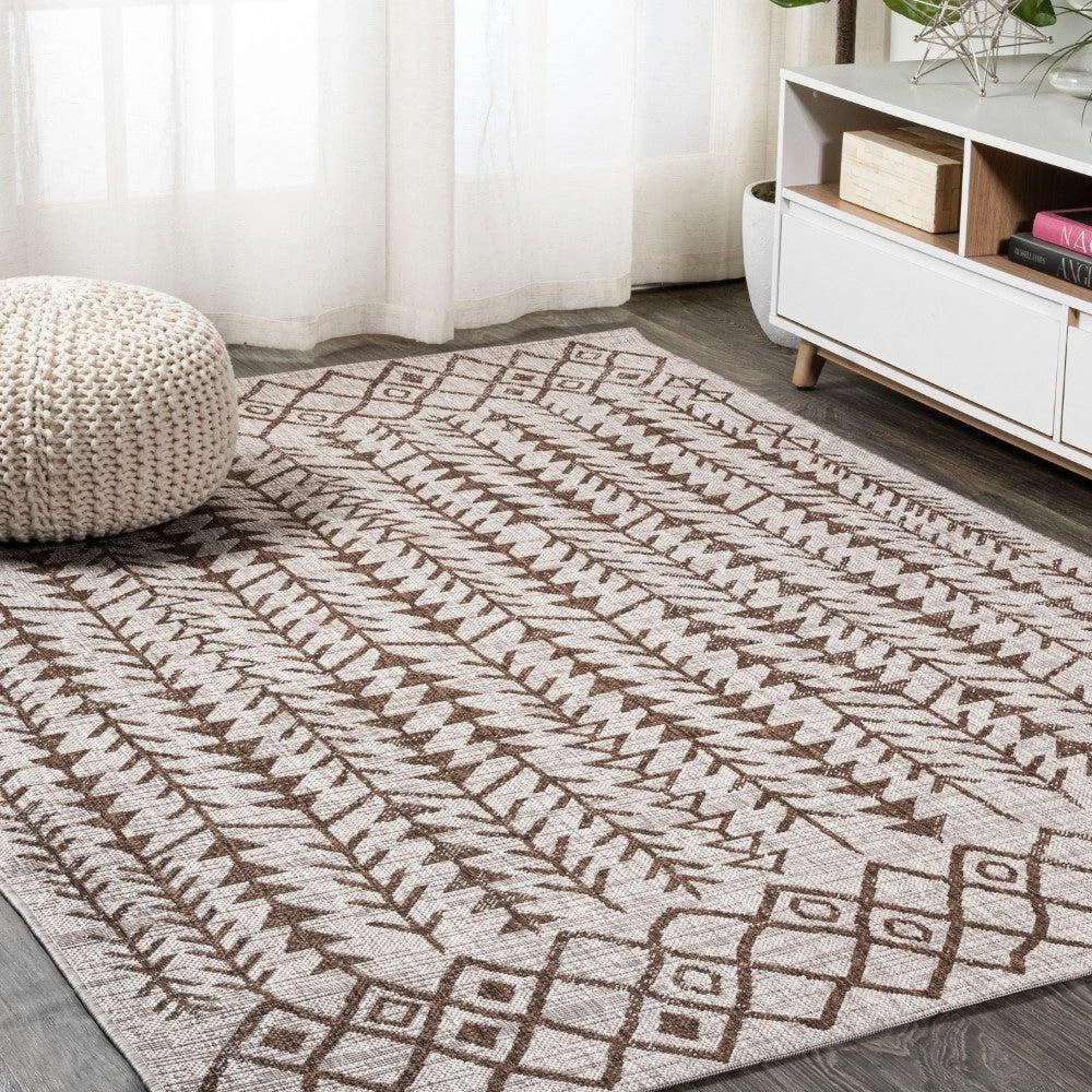 JONATHAN Y Tokay Bohemian Geometric Indoor/Outdoor Area Rug 1