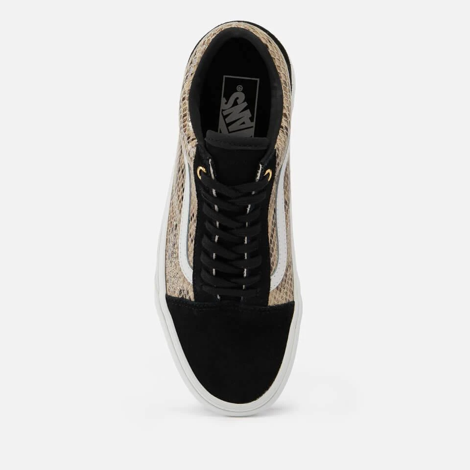 Vans VANS OLD SKOOL SUEDE AND CANVAS-BLEND TRAINERS 3