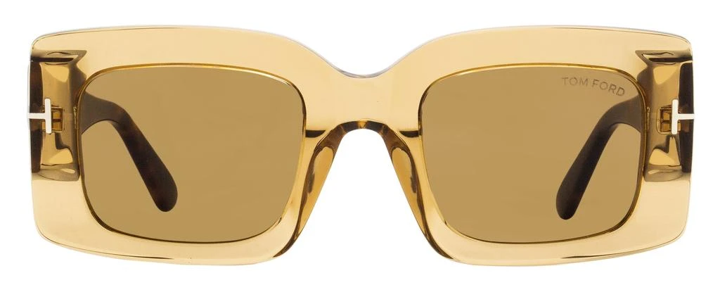 Tom Ford Women's Brigitta Sunglasses TF1188 45E Transparent Brown 50mm 2