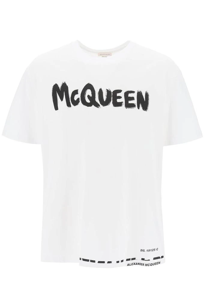 ALEXANDER MCQUEEN mcqueen graffiti t-shirt 1