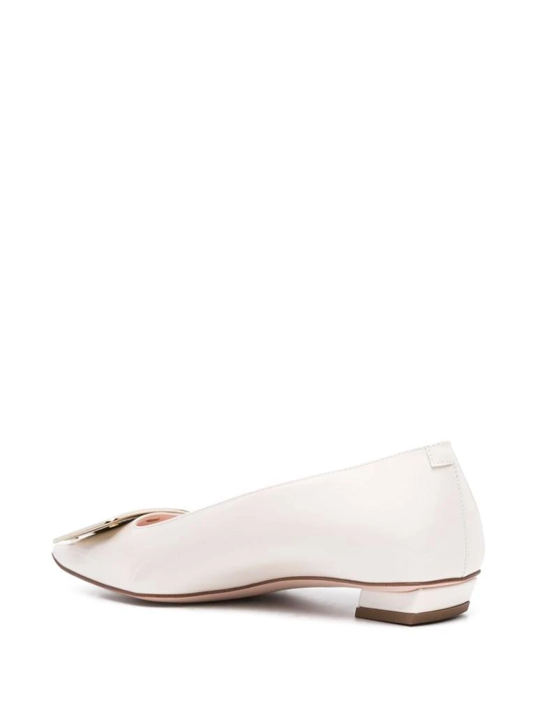 Roger Vivier BELLE VIVIER LEATHER BALLET FLATS 3