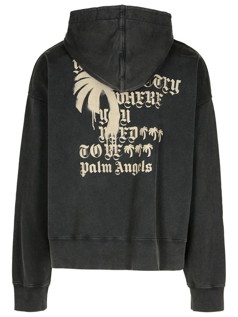 Palm Angels Palm Angels Black Cotton Sweatshirt 3
