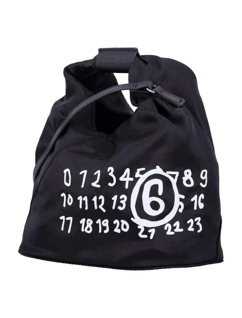 MM6 MM6 Maison Margiela Logo Printed Japanese Crossbody Bag 4