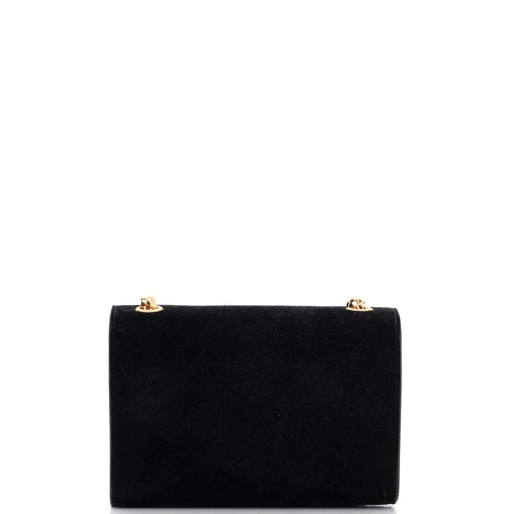 Yves Saint Laurent Classic Monogram Tassel Crossbody Bag Suede Small 3