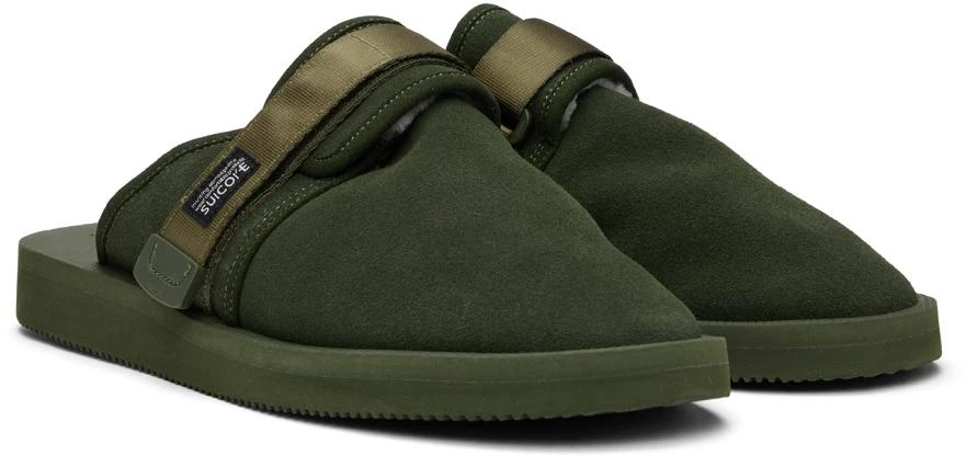 Suicoke Green ZAVO-Mab Sandals 4