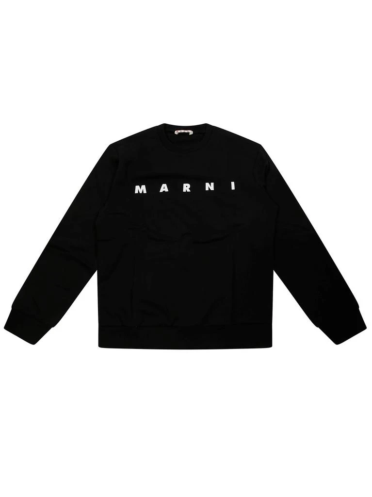 Marni Marni Kids Logo-Printed Crewneck Sweatshirt 1