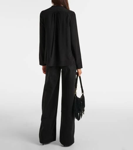 Isabel Marant Utah ruffled silk crêpe blouse 3