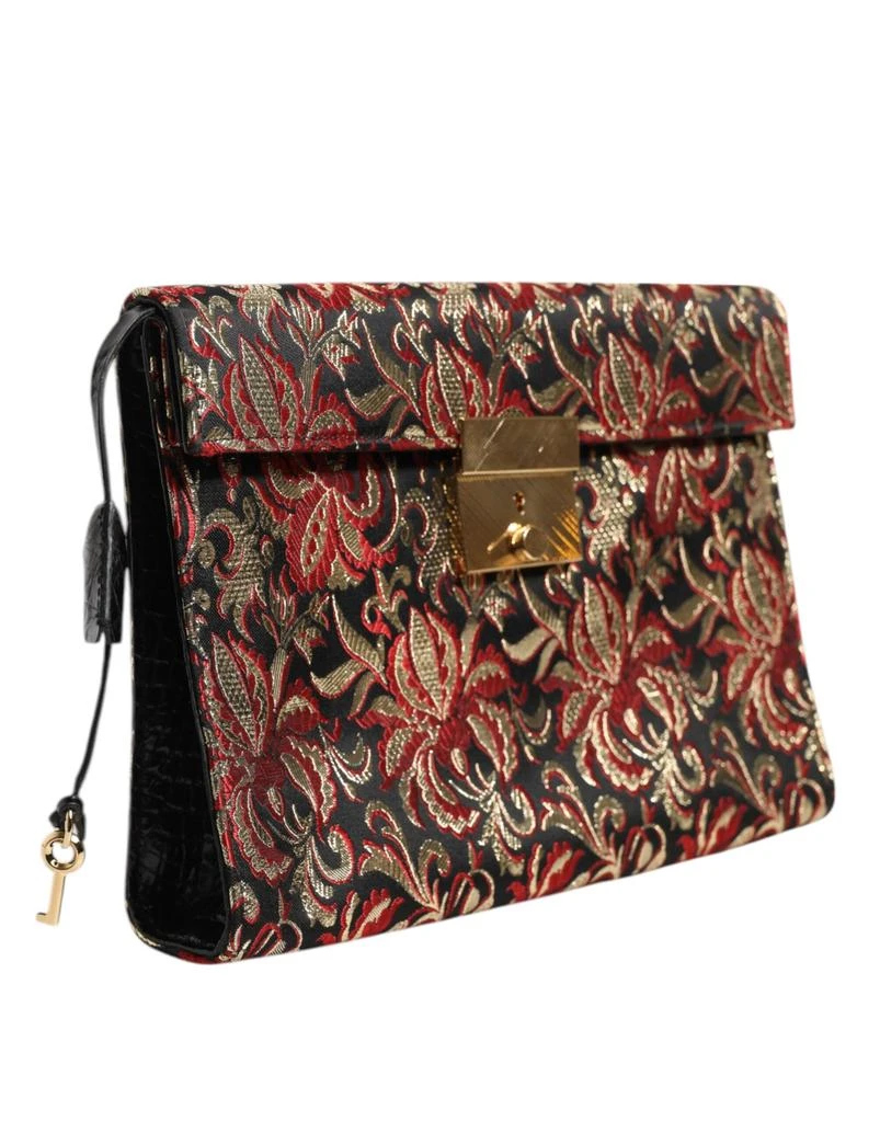 Dolce 
Gabbana Jacquard Floral Document Briefcase Women
s Bag 2