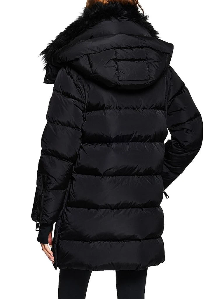SAM. Addison Shearling-Trimmed Down Coat 4