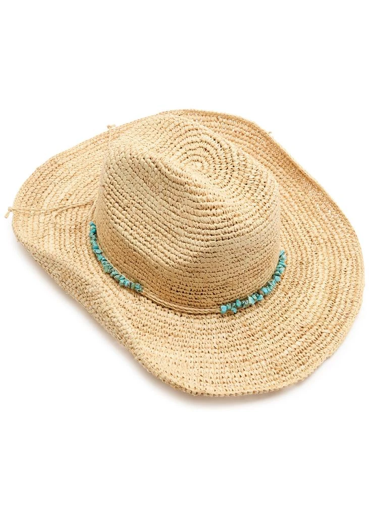 MELISSA ODABASH Elle raffia cowboy hat 3