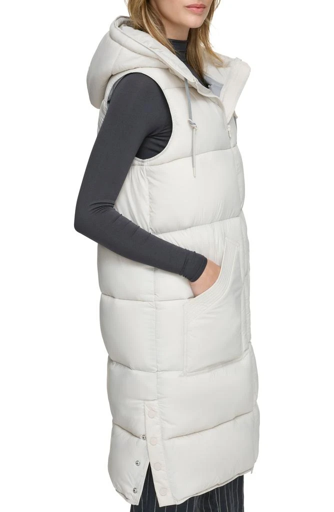 Andrew Marc Kerr Hooded Longline Puffer Vest 3