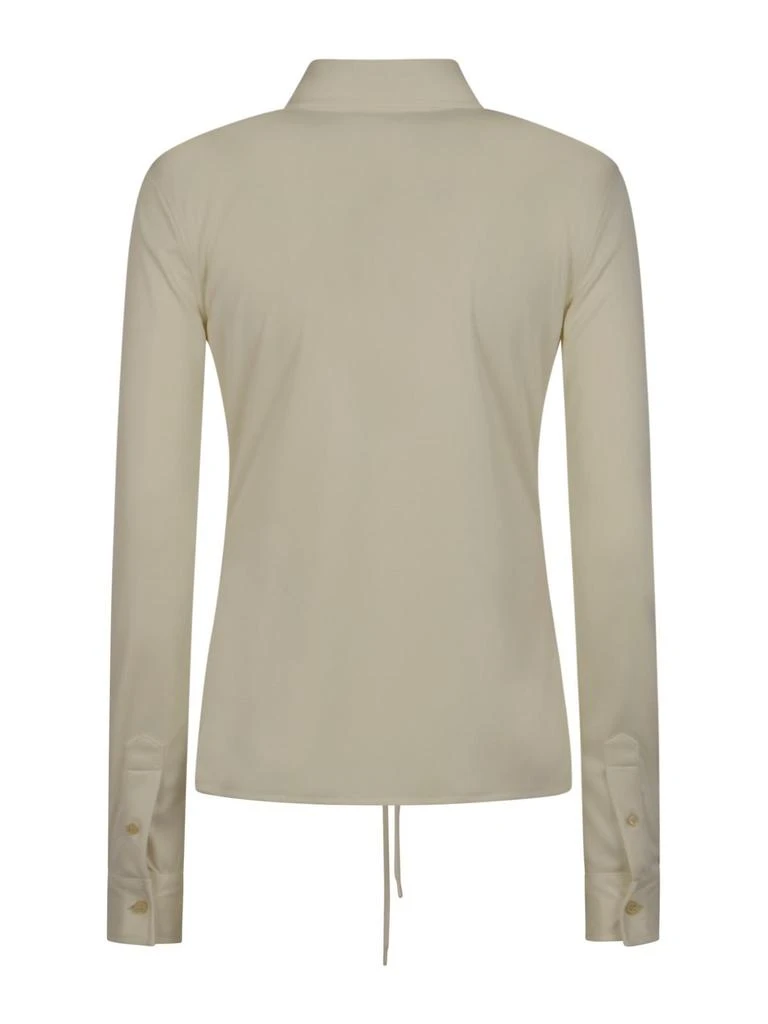 Balenciaga Balenciaga Collared Lace-Up Shirt 2