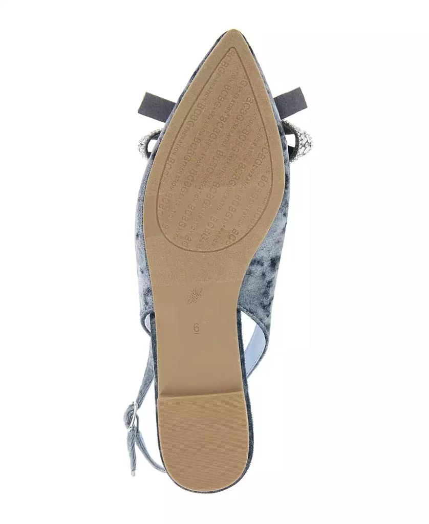 BCBG Women's Katly Pointed Toe Slingback Flats 5