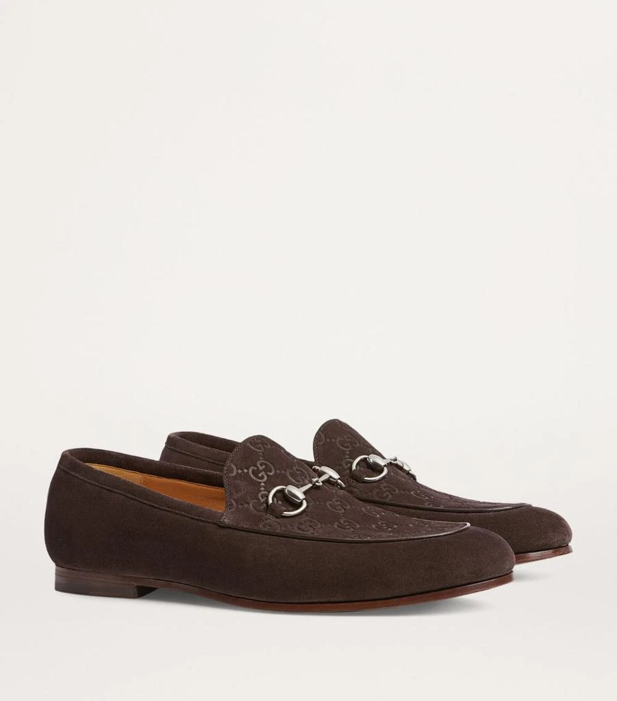 Gucci Suede Horsebit Loafers 3