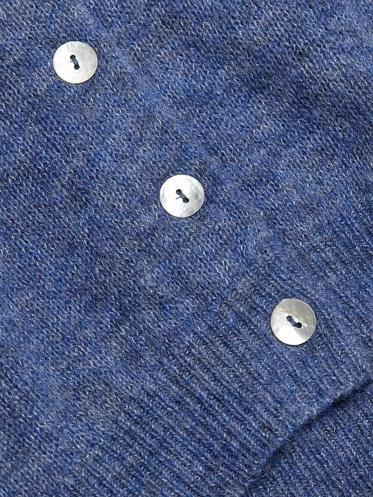 DÔEN Anisa Alpaca-Wool Short-Sleeve Crop Cardigan 7