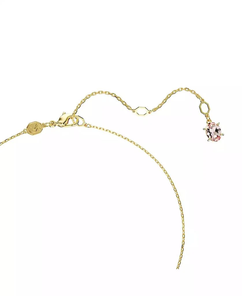 Swarovski Gema Gold-Tone Plated, Mixed Cuts, Multicolored Pendant Necklace 4