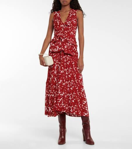 Altuzarra Pan printed crêpe top