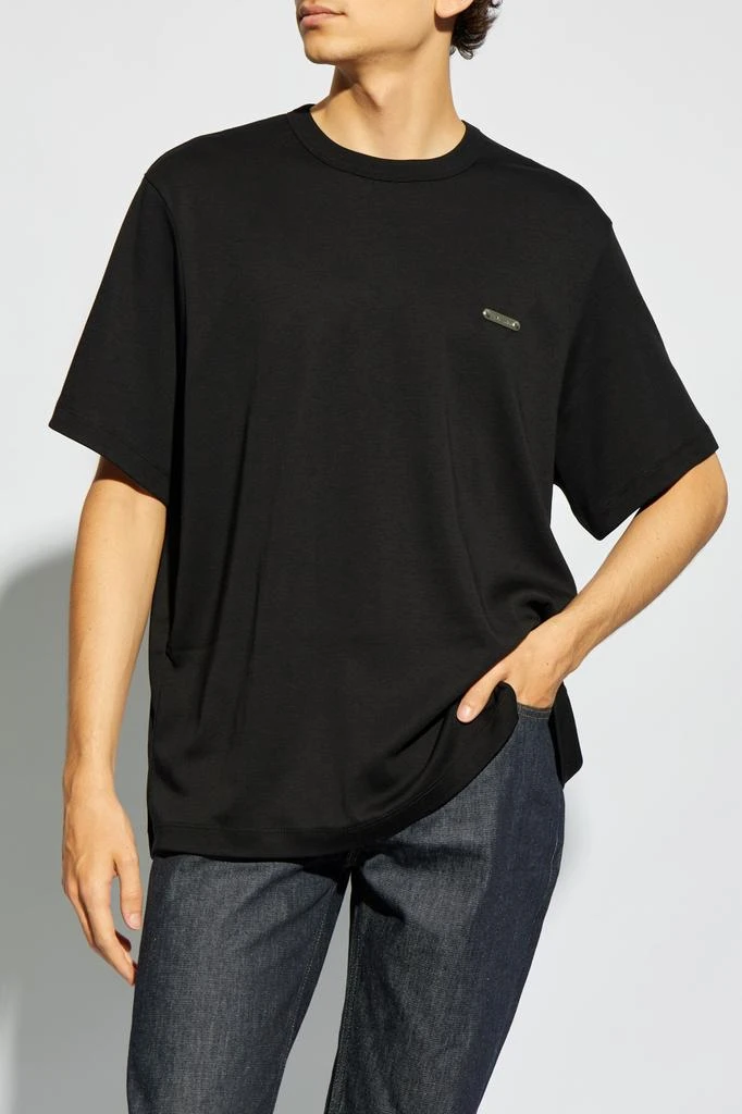 Helmut Lang T-shirt with logo application 3
