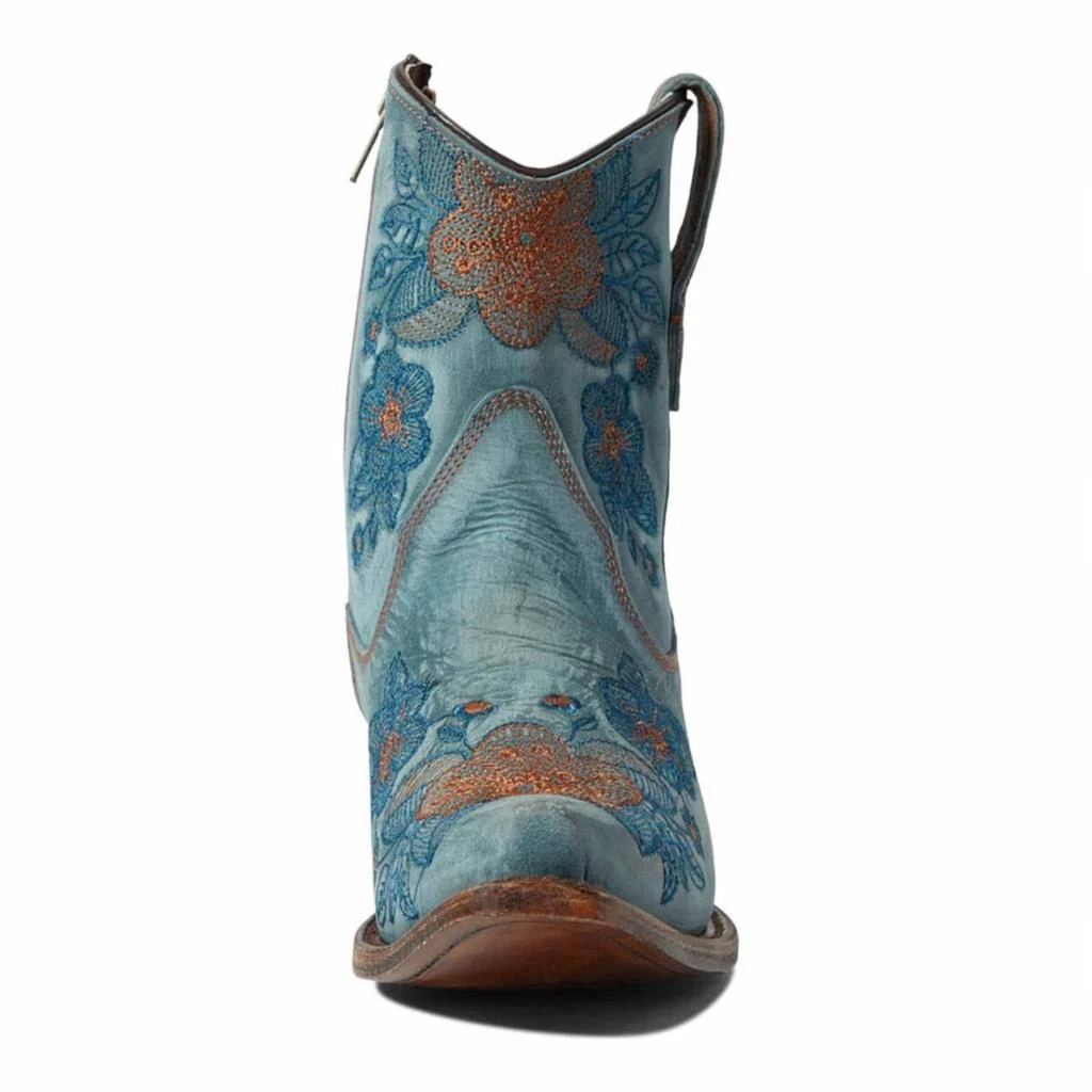 Corral Boots Corral - Women's Jean Flowered Embroidery Ankle Boots 3