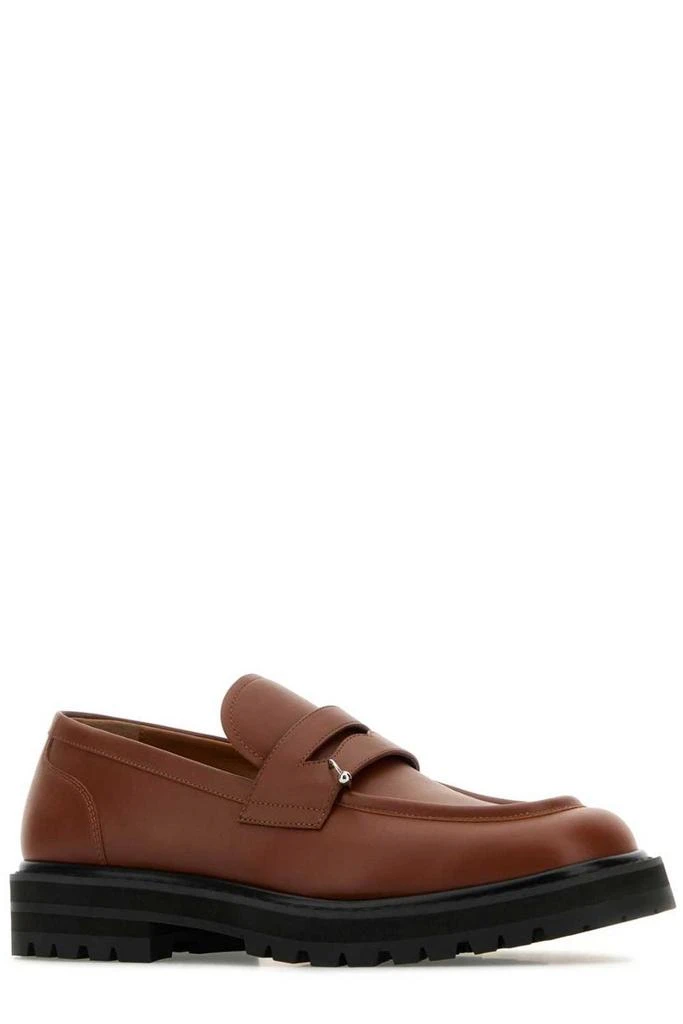 Marni Marni Ring Embellishment Square Toe Loafers 2