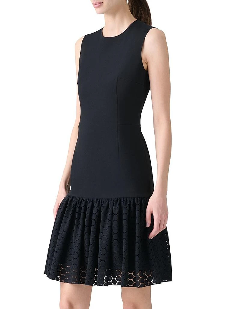 Akris Dot Lace Flare Dress 3