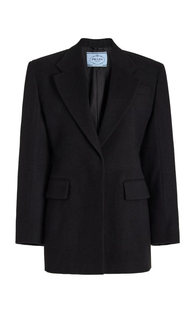 Prada Prada - Giacca Single-Breasted Blazer - Black - IT 40 - Moda Operandi 1