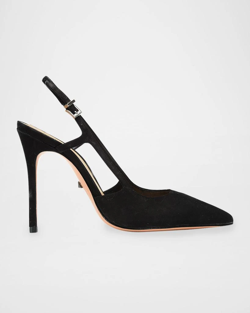 Schutz Boris Suede Slingback High-Heel Pumps High Heels