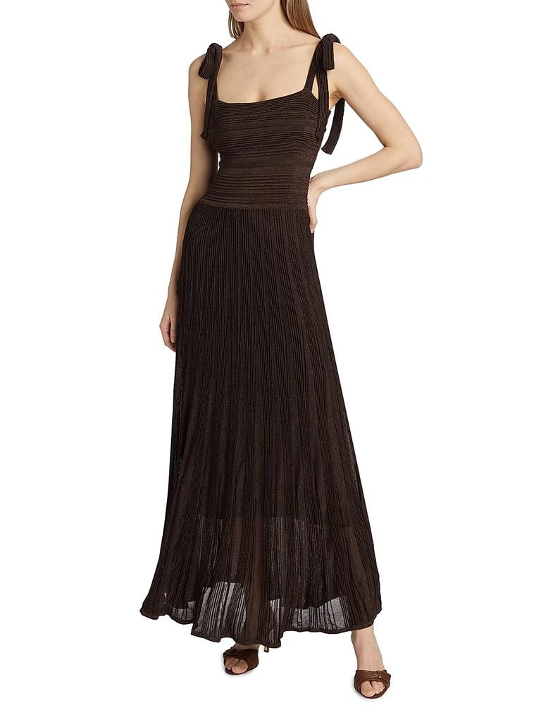 zimmermann metallic dress ZIMMERMANN Wanderlust Metallic Maxi Dress | Metallic Olive