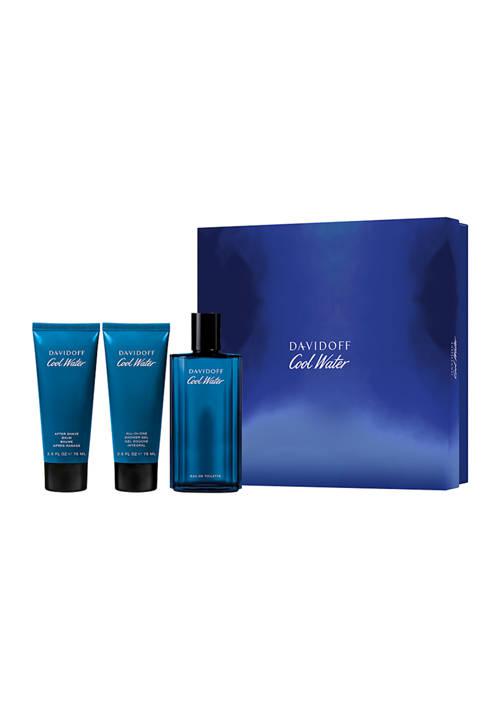 Davidoff Cool Water For Men Eau De Toilette 3 Piece Gift Set   143 Value