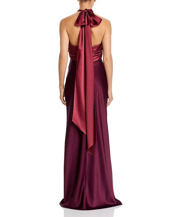 Amsale Halter Gown 3