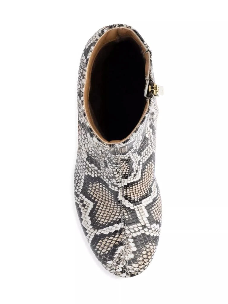 Aquatalia Leonora 53MM Snake-Embossed Leather Boots 5